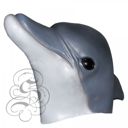 Dolphin Mask Rubber Adult Grey Flipper main image 0